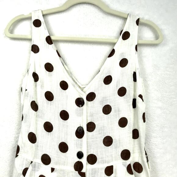 Monteau Jumpsuit Womens Small Linen Coastal Resort Twee Preppy Nautical NO BELT - Picture 4 of 9